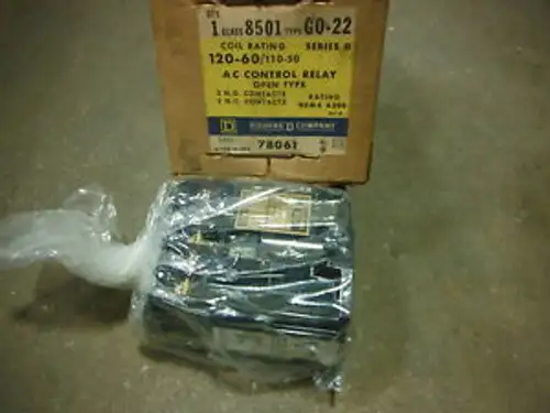 SQUARE D MAGNETIC RELAY 8501 GO-22 ~