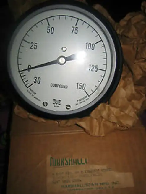 MARSHALLTOWN 4 1/2 FIG.42 C-150#X30 FLANGE CASE BLACK FINISH 1/4 BACK CONN.
