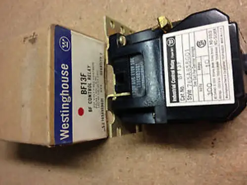 BF13F 765A858G01 Westinghouse Relay 120VAC