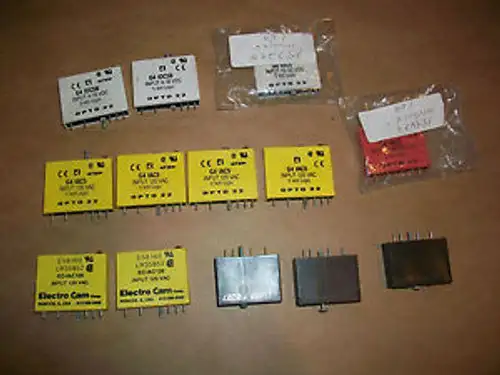13pc OPTO 22 Type Relays IAC120 IAC5 OAC5A IDC5B