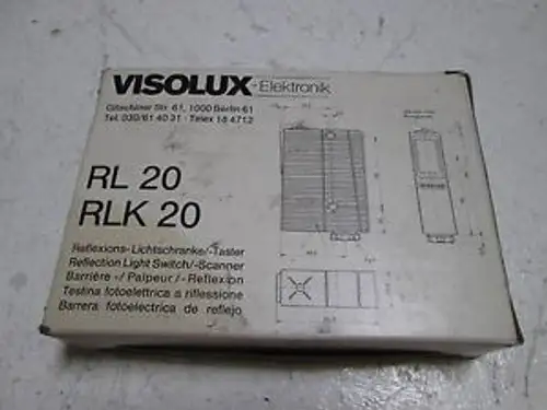 VISOLUX RL22-6/16 PHOTOELECTRIC SENSOR