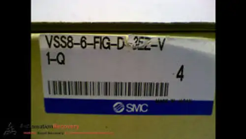 Smc Vss8-6-Fig-D-3Ez-V1-Q - Pack Of 4 - Double Solenoid Valve