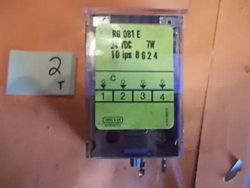 IN SODECO RG 081E IMPULSE COUNTER 8 DIGIT 275-1