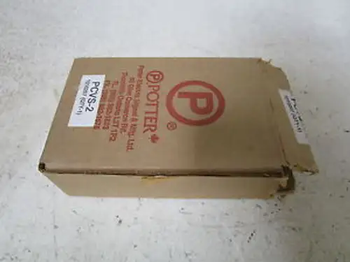 POTTER PCVS-2 DOUBLE CONTROL VALVE