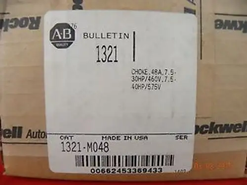 Allen Bradley 1321-M048 Choke 48A