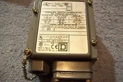 SQUARE D PRESSURE SWITCH GBW-1 SER C 13-425 PSIG