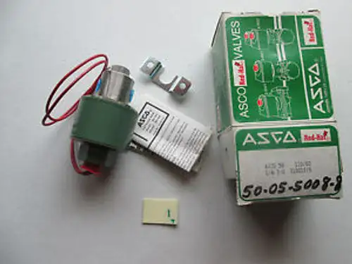 IN ASCO REDHAT SOLENOID VALVE 8320 58 120/60 1/4 3-U 31961S15 116-2
