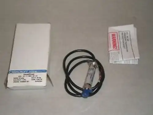Ashcroft ASH-K1-7-M02-42-F2 Transducer K17M0242F230# 30 psig 10-30 VDC