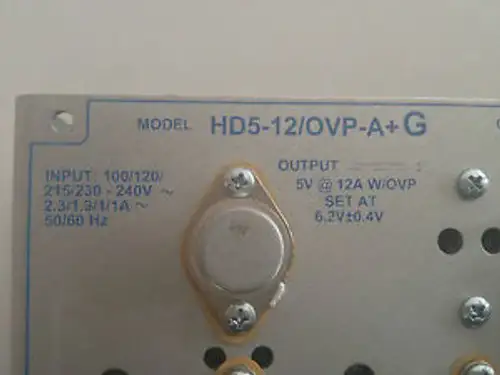 Condor HD5-12/OVP-A+G 5W DC power supply