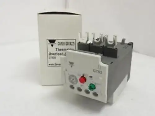 143790 In Carlo Gavazzi GT63 Thermal Overload Relay 24-36A 3P 600V