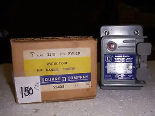 Square D 2510 FW-2P toggle starter #150