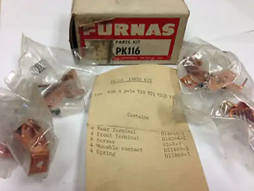 PK116 Furnas Parts Kit for Y3B 4 Pole
