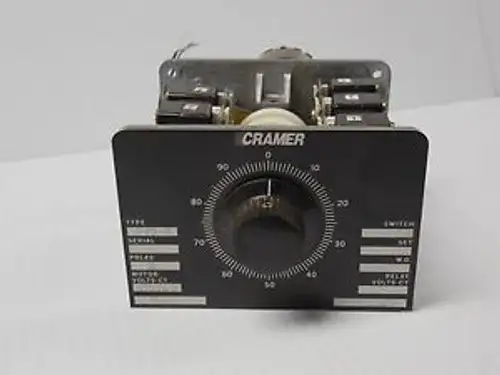 CRAMER TIMER 540-5 5405 0-100 5 POLE 5P 115V