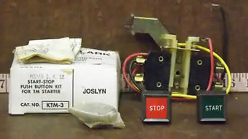 1 JOSLYN CLARK KTM-3 START-STOP PUSH BUTTON KIT