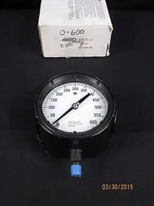 NOS ASHCROFT 45-1279-SS-02L-600# DURAGAUGE 0-600 PSI RANGE SZ 4-1/2 SIZE 4-1/2