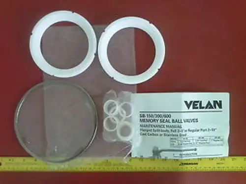 VELAN SB-150/300/600 MEMORY SEAL BALL VALVE FLANGED SPLIT BODY FULL OR REG