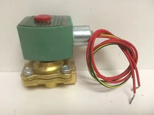 ASCO ROJO HATII 1/2 LATÓN ELECTROVÁLVULA 8210G002
