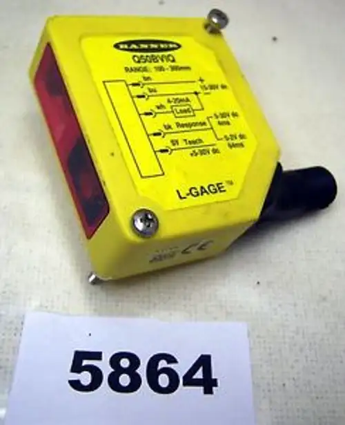 (5864) Banner Linear Displacement Sensor Q50BVIQ 15-30 VDC 10-300 mm