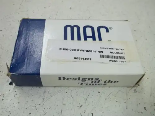 MAC 92B-AAB-000-DM-DFBP-1DM SOLENOID VALVE