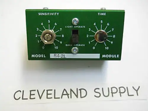 BANNER 16031 PHOTOELECTRIC AMPLIFIER LOGIC MODULE B4-2L /