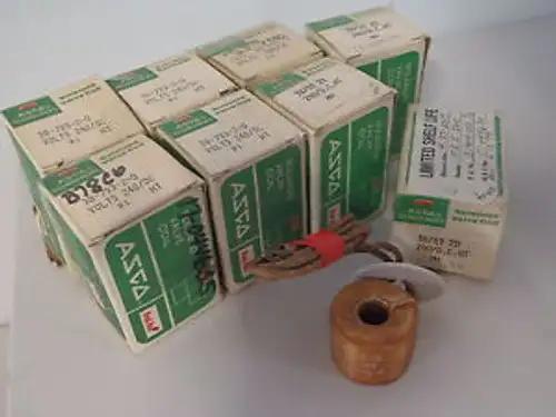 8 Asco 38793 2D 240V D.C. HT Red Hat Solenoid Valve Coil
