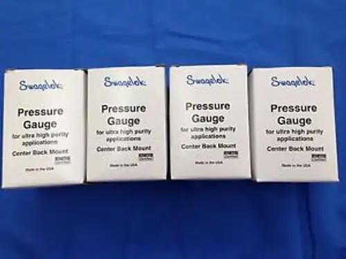 Swagelok PGU-50 M02 C-4FFM Pressure Gauge set of 4ea .
