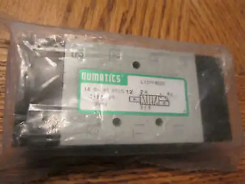 Numatics L12PP4520 Válvula solenoide piloto doble de 4 vías 14,5-145 PSIG