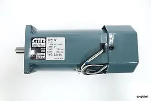 NISSEI GFM-12 INDUCTION GEARED MOTOR AC 60W 200 3Phase NNB MOT-I-101