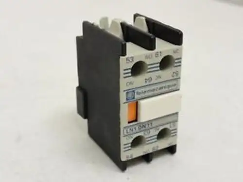 143612 - Telemecanique LN1 DN11 Auxiliary Contact Block 1-NO 1-NC 600V