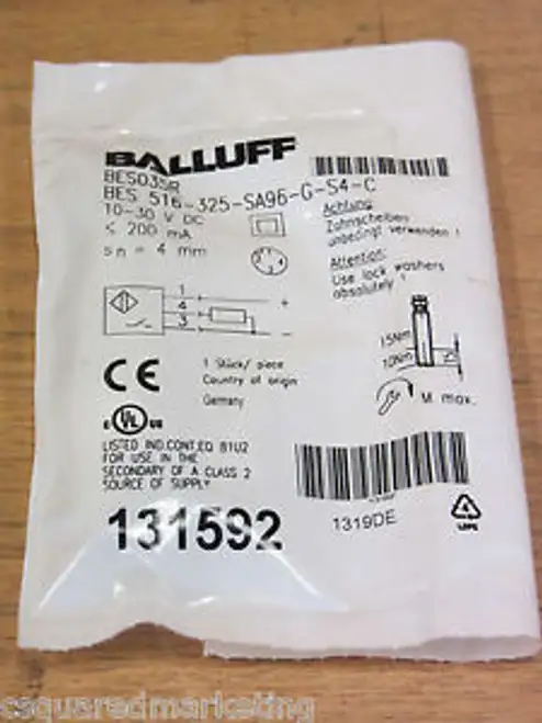 Balluff BES035 BES 516-325-SA96-G-S4-C BES516325SA96GS4C 131592 Sensor CSQ