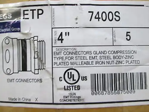 3 EGS 7400S COMPRESSION CONNECTOR