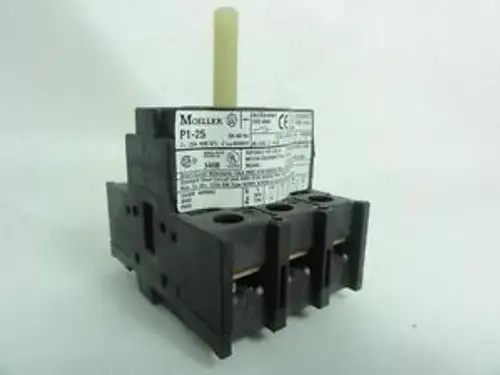 152856 -Incomplete Moeller P1-25 Mounting Base For Disconnect Switch