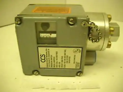 Custom Control Sensors 6600Px15 Pressure Switch 150-1500 /