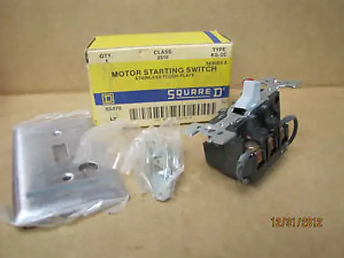 Square D Manual Switch 2510 Ks-2C 2510Ks2C Series A 250-600Vac 20-30 A Amp 1-3Ph