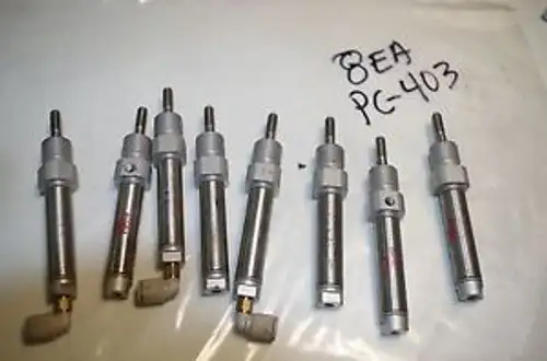 BIMBA PNEUMATIC CYLINDER MODEL# E-12-25N STROKE: 1.0 (SALE IS FOR 8EA.) PC-403