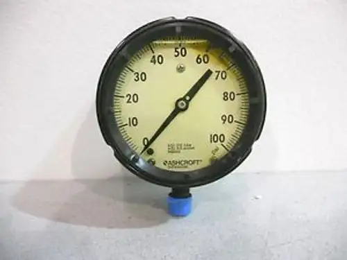 Mo-10 Ashcroft 45 1279Ssl 04L 100# Duragauge Process Gauge