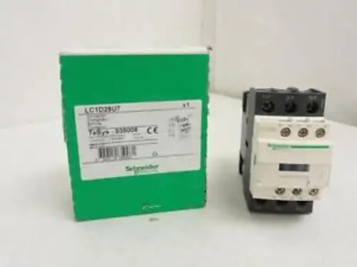 143536 In Schneider Lc1D25U7 Contactor 25A 3P 600V Max Coil: 240V