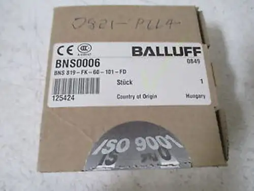 Balluff Bns-819-Fk-60-101-Fd Limit Switch