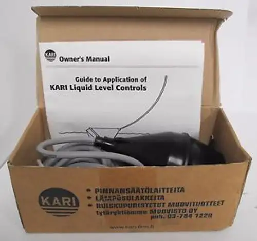 Kari 22284 M1H Mini Float Switch High Level Alarm Or Magnetic Valve Control 76Mm