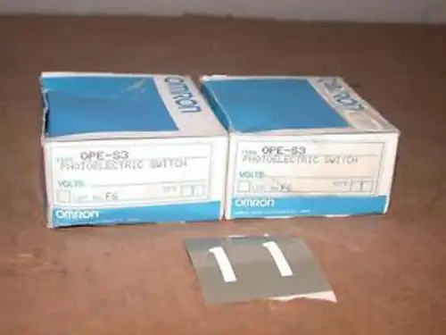 Omron Ope-S3 Photoelectric Switch