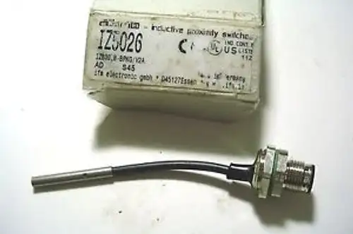 Ifm Efector Iz5026 Izb30.8-Bpkg/V2A Inductive Sensor Metal Housing