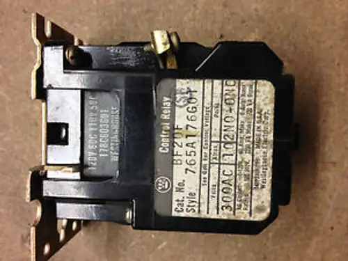 Bf20F 765A176G01 Westinghouse Relay 120Vac