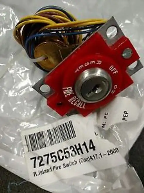 7275C53H14 R Island Fire Switch Corr A17.1-2000 1