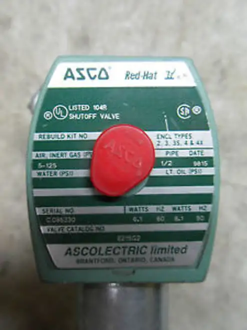 X5-21 1 Asco 8215G2 Valve