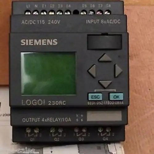 Siemens Logo 230Rc / 6Ed1052-1Fb00-0Ba4 Logic Module Controller Surplus