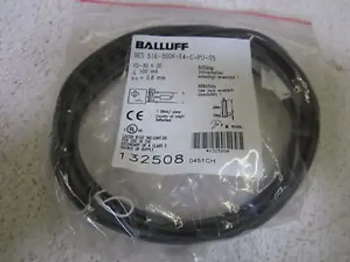 Balluff Bes 516-3006-E4-C-Pu-05 Photoelectric Sensor In A Bag