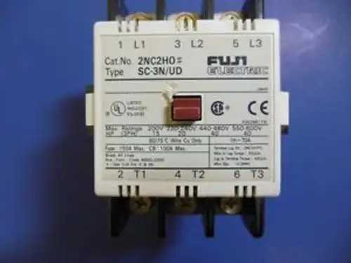Fuji 2Nc2H0 Type Sc-3N/Ud Contactor 100-110V/50Hz 110-120V60Hz