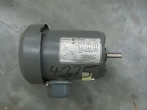 Ge Electrical Ac Motor - 5K35Jn31 - K-157 - 1/2 Hp - 208/230/460/3/60 - 3450Rpm