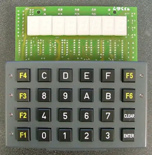 Schwalenberg Tm25-R Keypad And Display Assembly