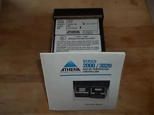 Athena 2000-B Controlador Analógico de Temperatura / Rango: O A 400 Grados F